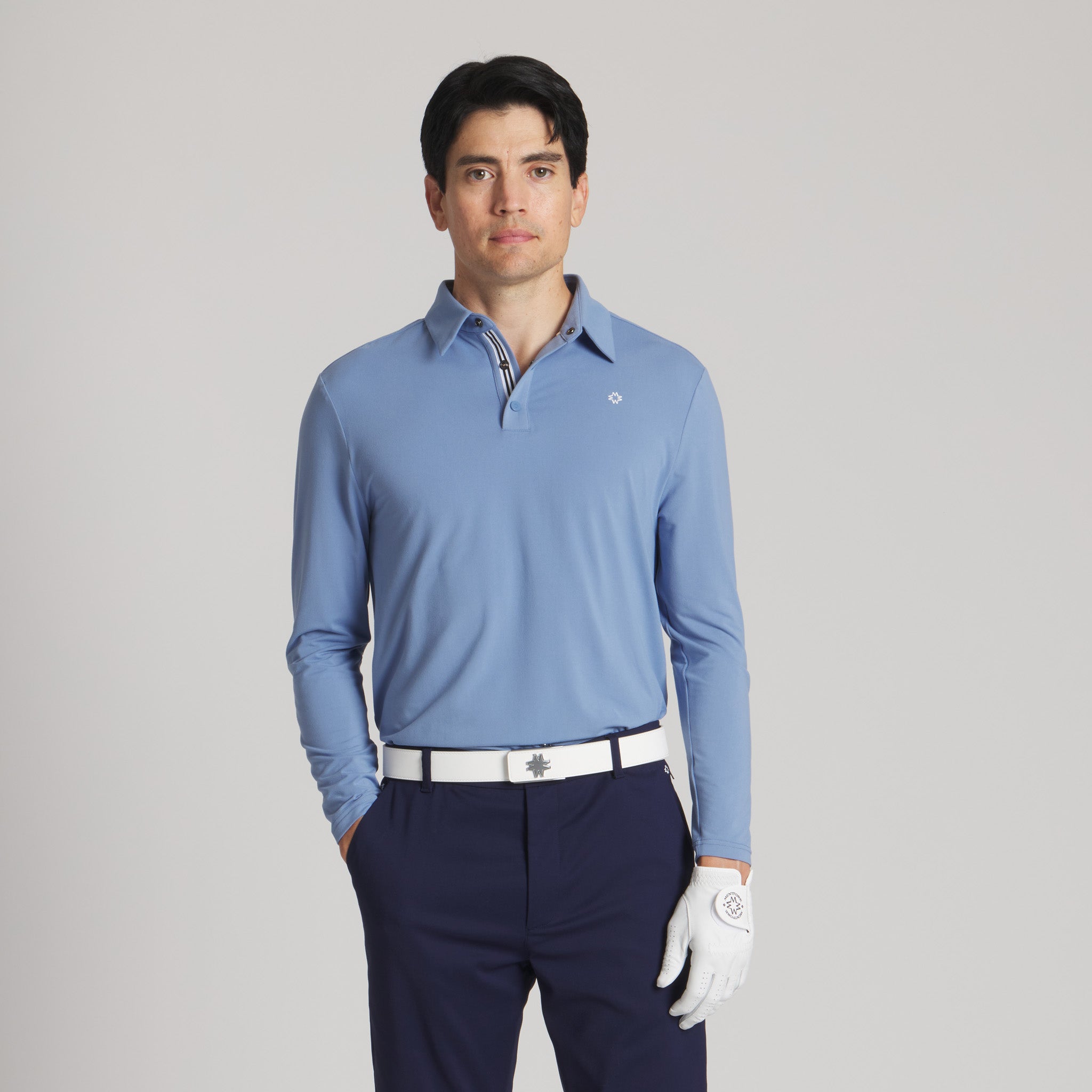 The Momentum LS Polo#Color_Airforce Blue