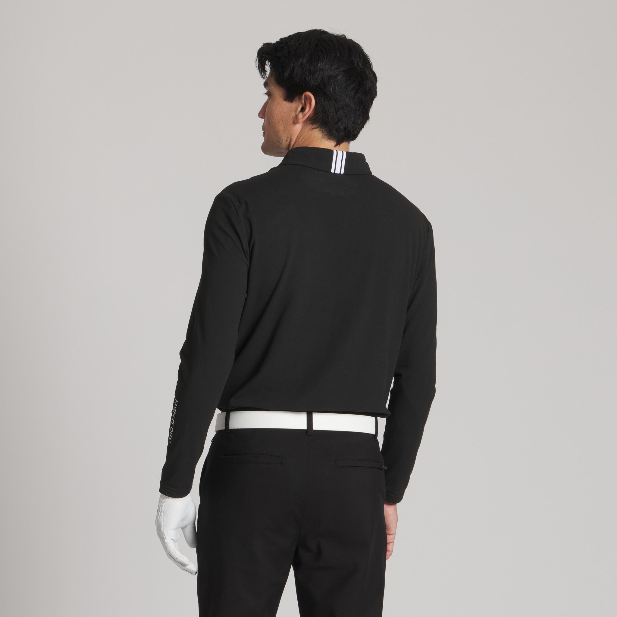 The Momentum LS Polo#Color_Black