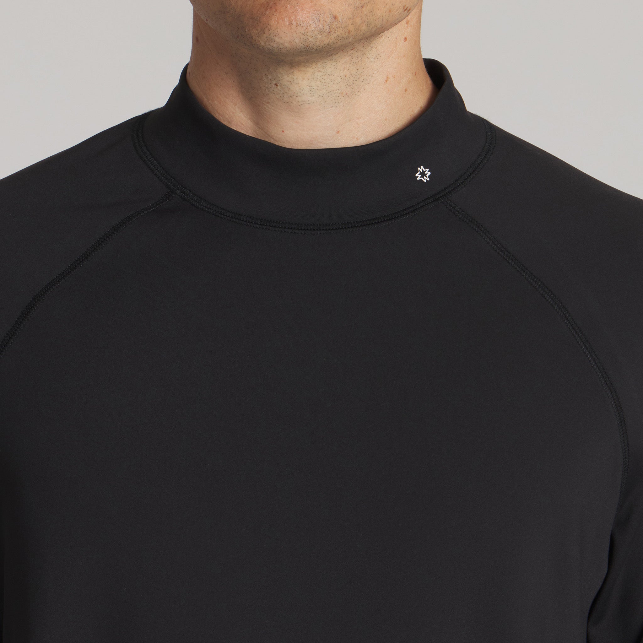 Men's Performance Mock Neck | The Apex Long Sleeve Mock by Mentfore