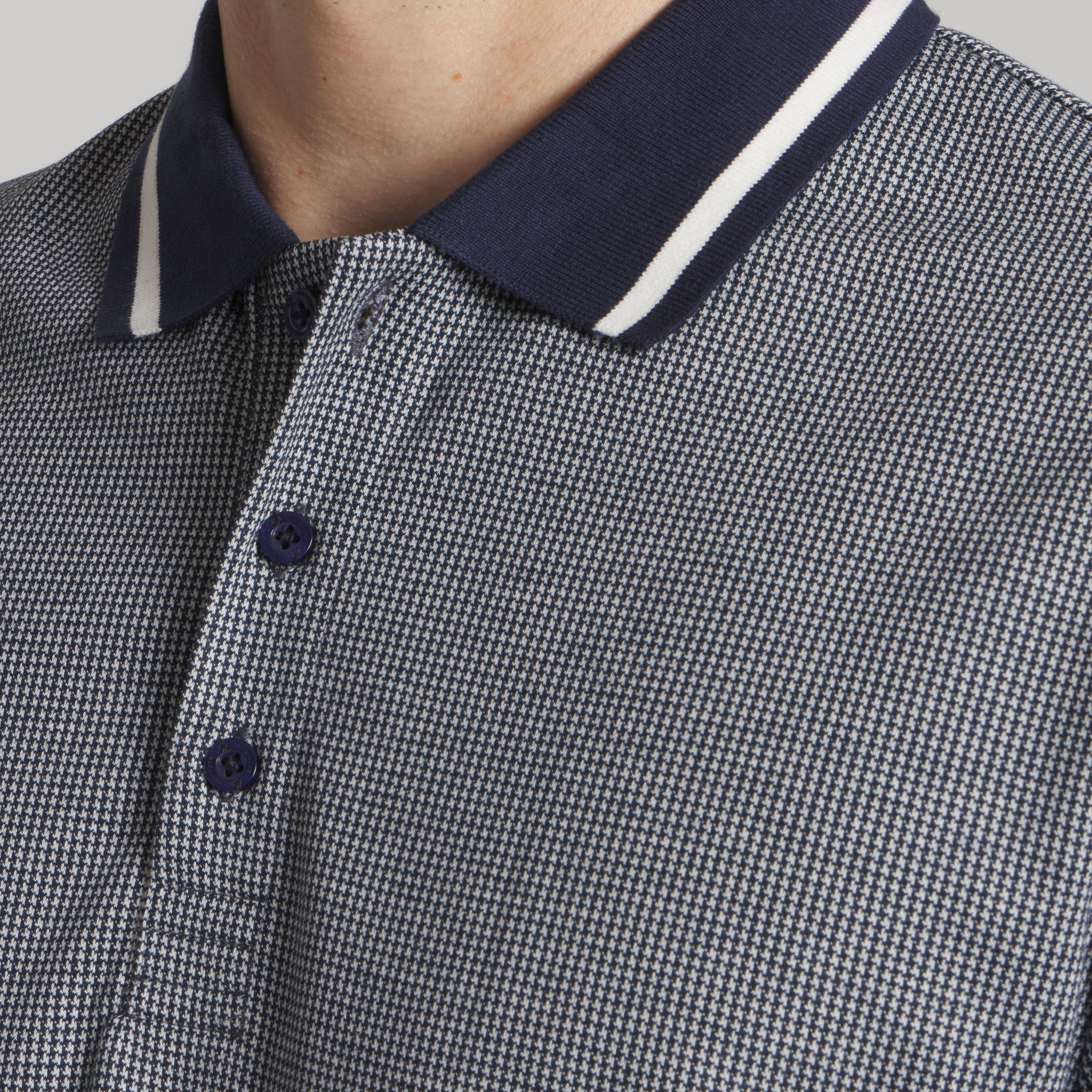 The Executive Polo#Color_Navy/White